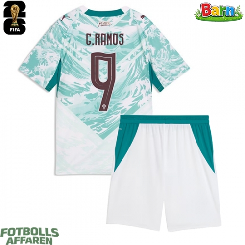 Portugal Goncalo Ramos #9 Bortaställ Barn VM 2026 Kortärmad (+ Korta byxor)